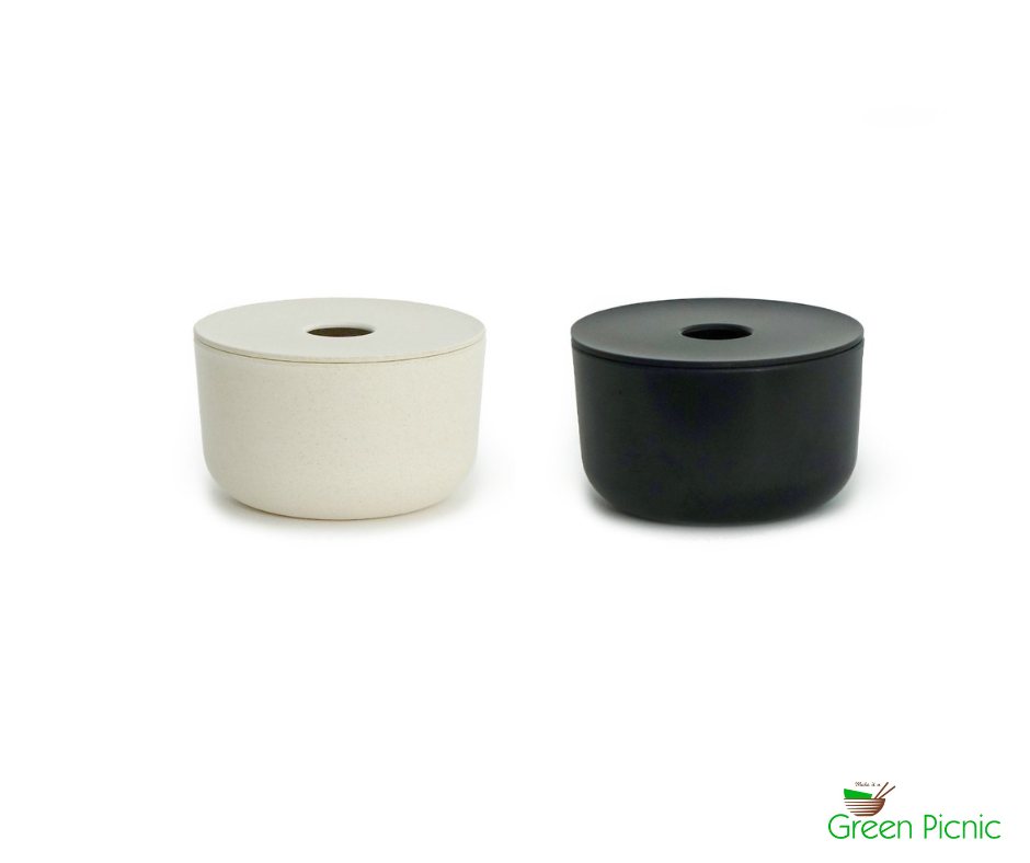 Ekobo Small Storage Box - Klein rond opbergdoosje van bamboevezel Ekobo Small Storage Box - Klein rond opbergdoosje van bamboevezel
