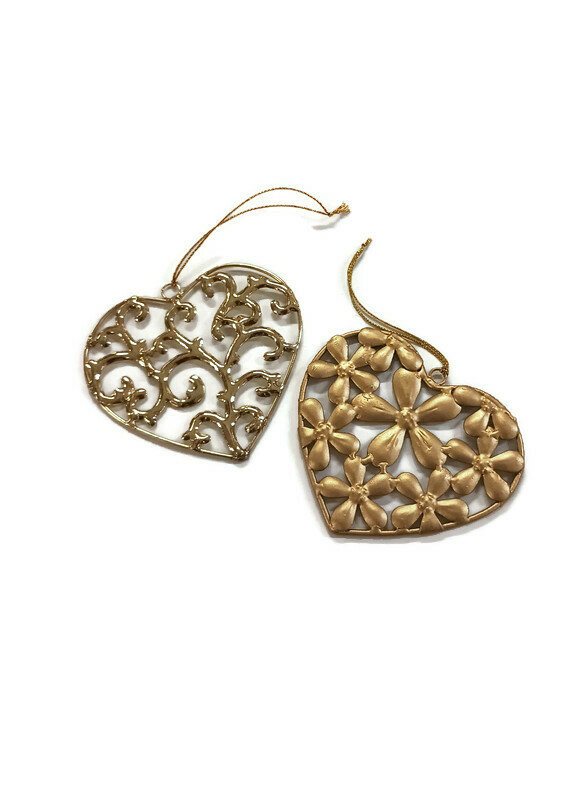 Fairtrade hart hanger - goud of messing