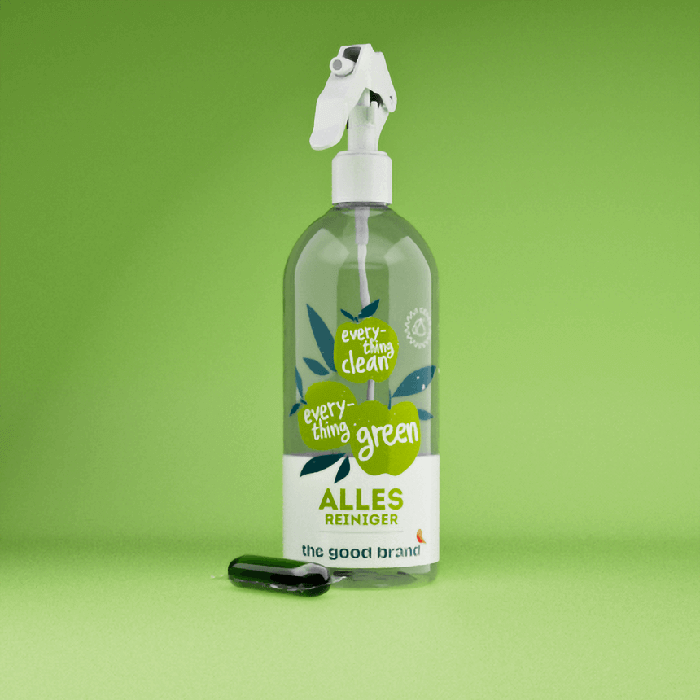 The Good Brand rPET sprayfles + Allesreiniger pod