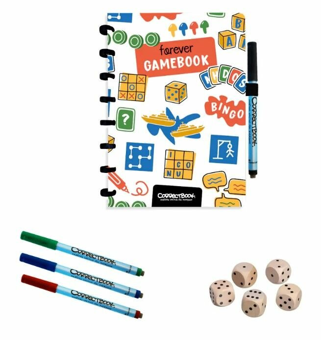 Correctbook Forever Gamebook - Herbruikbaar A5 spelletjesboek