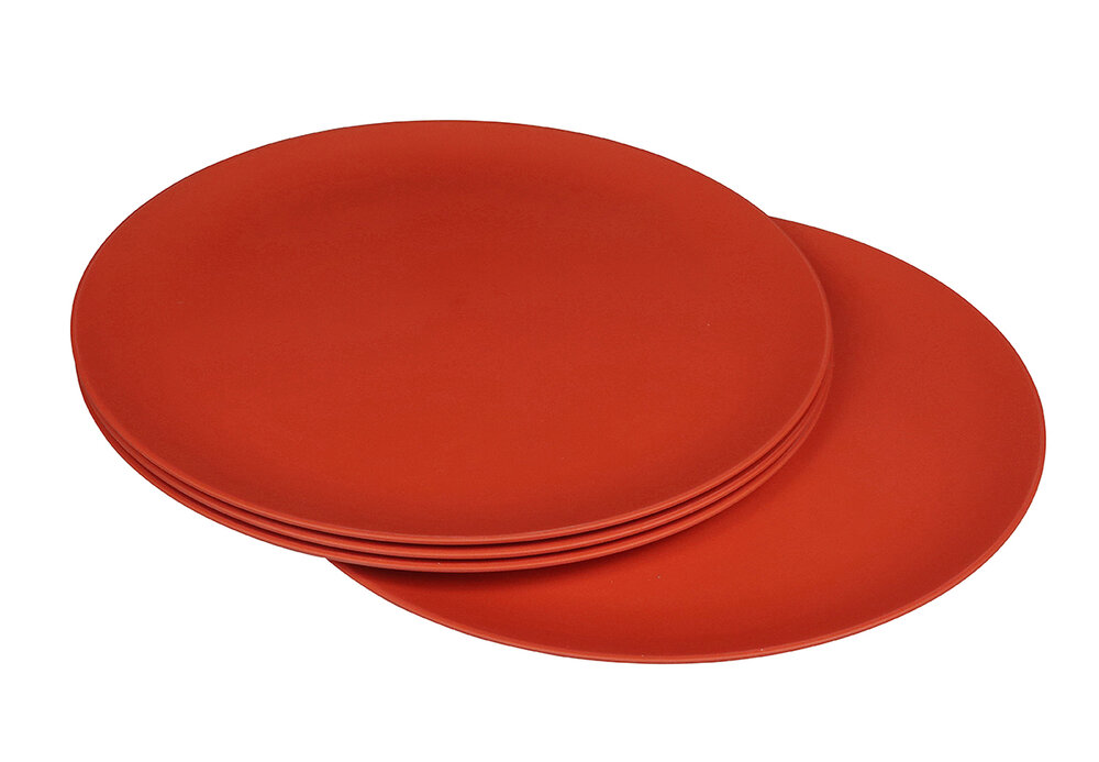 Zuperzozial C-PLA Flavour-It Plate dinerbord 25,5cm - Terra Red