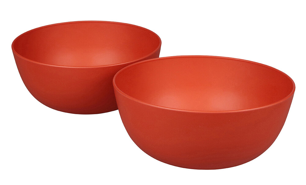 Zuperzozial C-PLA Boost Bowl 900ml, schaal in Terra Red