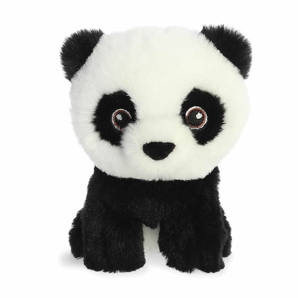 Eco Nation mini knuffeldier gemaakt van gerecycled plastic - Panda