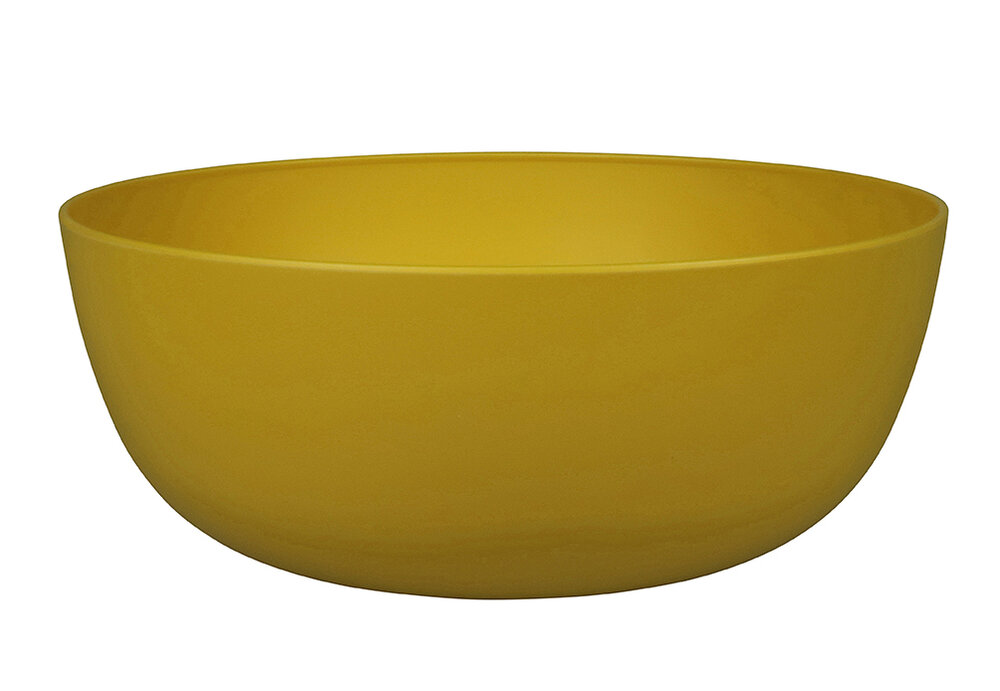 Zuperzozial C-PLA Boost Bowl 2000ml Saffron Yellow, extra grote kom