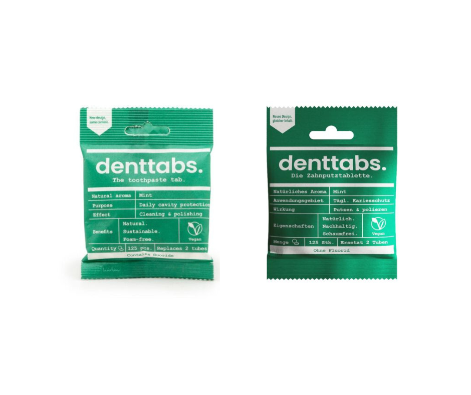 Denttabs Tandenpoets tabletten Fresh mint - met of zonder fluoride
