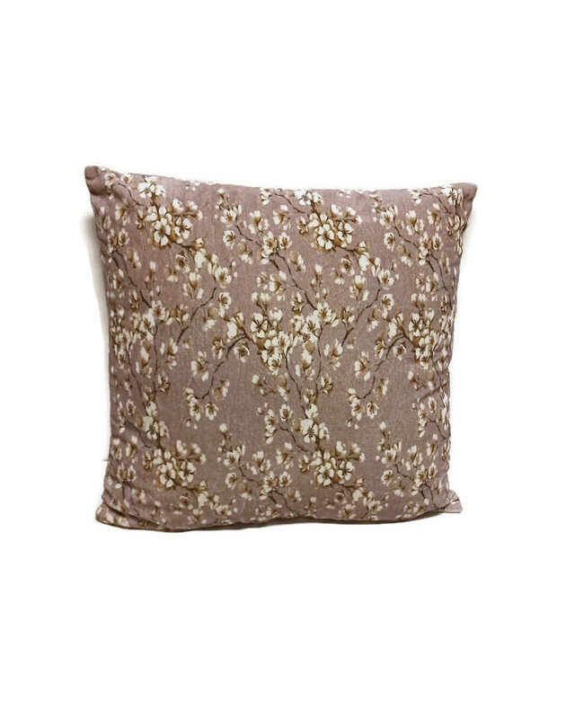 Go Around Cushion Lavender - Sierkussen met bloesem print