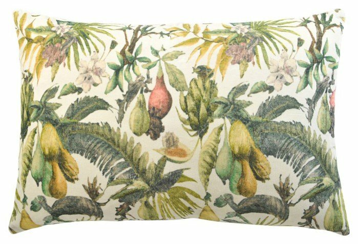 Katoen Velours sierkussen Salvia 40x60cm