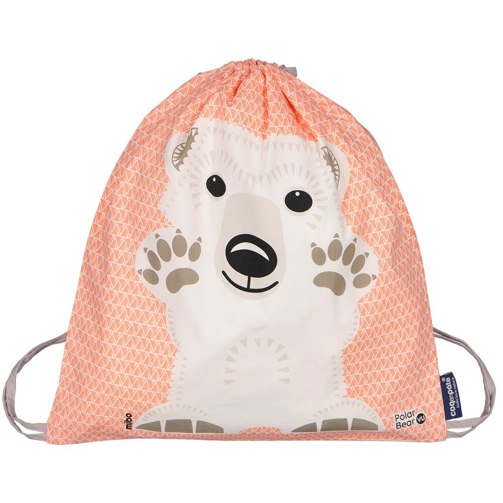 Coq en Pâte rugzakje van GOTS Bio katoen - Polar Bear