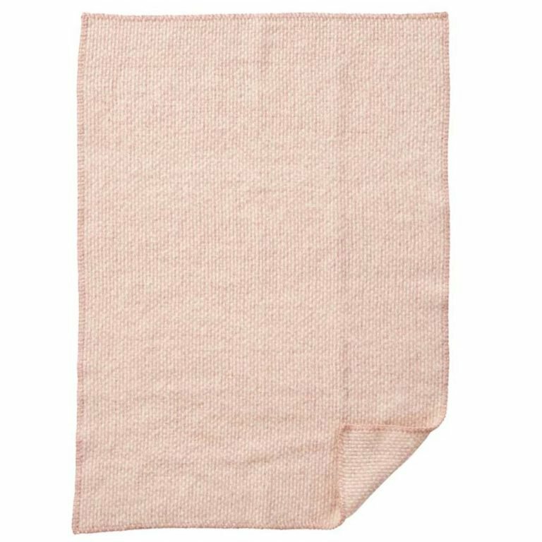 Klippan wiegdeken van Eco wol - Baby Domino Pink Klippan wiegdeken van Eco wol - Baby Domino Pink