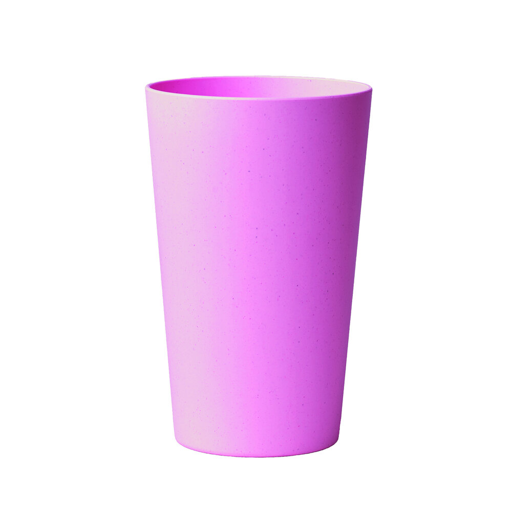 BioLoco Plant Cup Pink, PLA bio plastic beker - Roze BioLoco Plant Cup Pink, PLA bio plastic beker - Roze