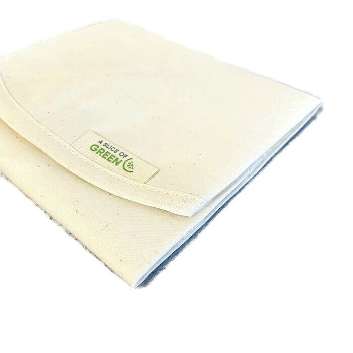 A Slice of Green Organic Cotton Sandwich/Foodwrap Natural A Slice of Green Organic Cotton Sandwich/Foodwrap Natural