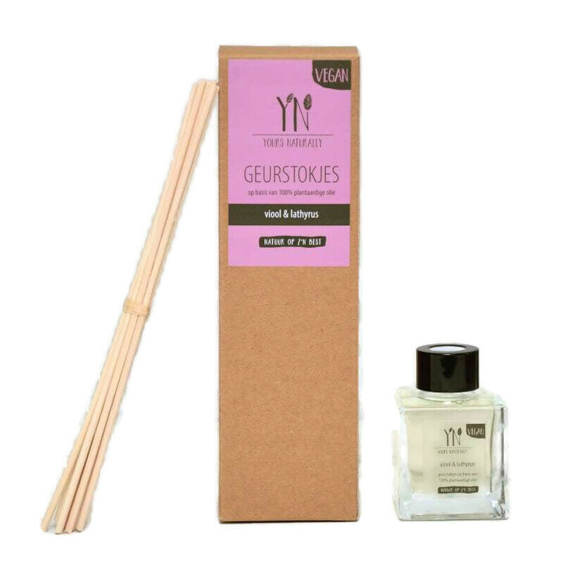 Yours Naturally geurstokjes 100ml - Viool & lathyrus
