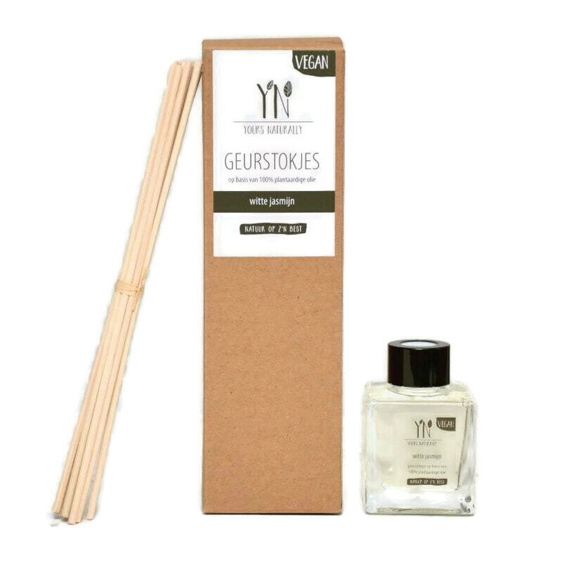 Yours Naturally geurstokjes 100ml - Witte Jasmijn Yours Naturally geurstokjes 100ml - Witte Jasmijn
