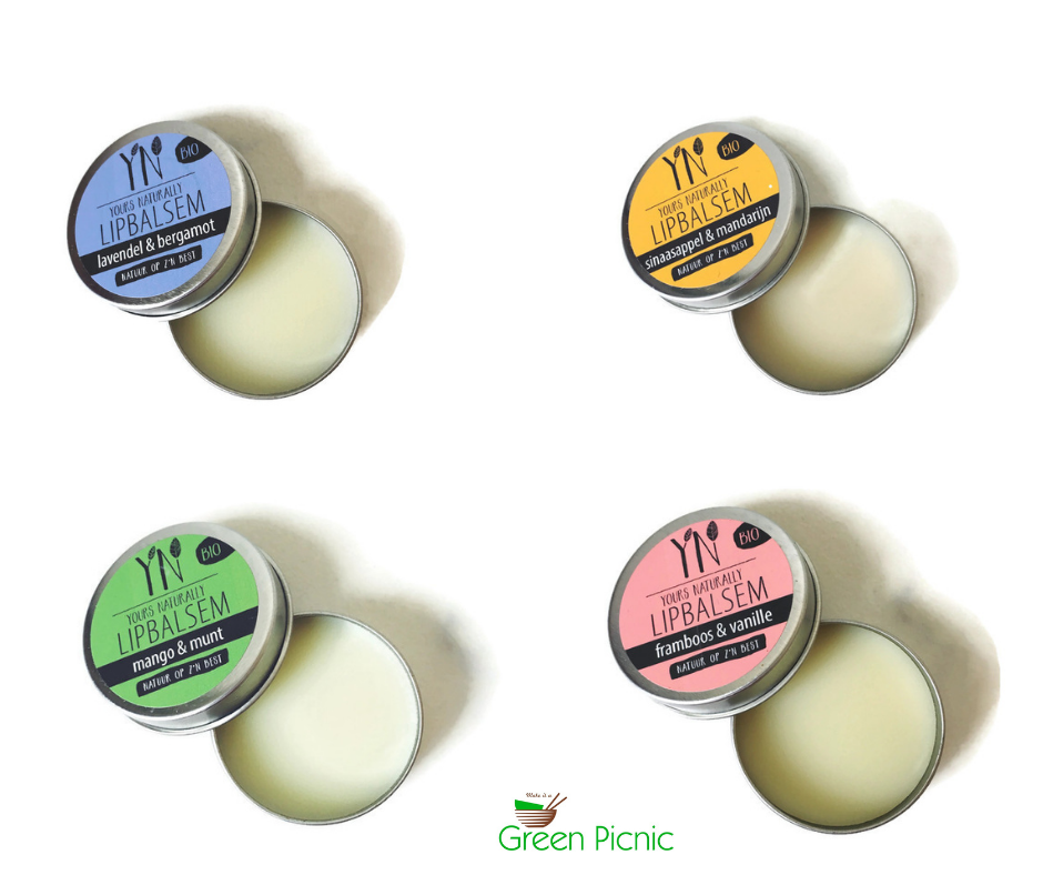 Yours Naturally lipbalsem 10gr - Diverse geuren