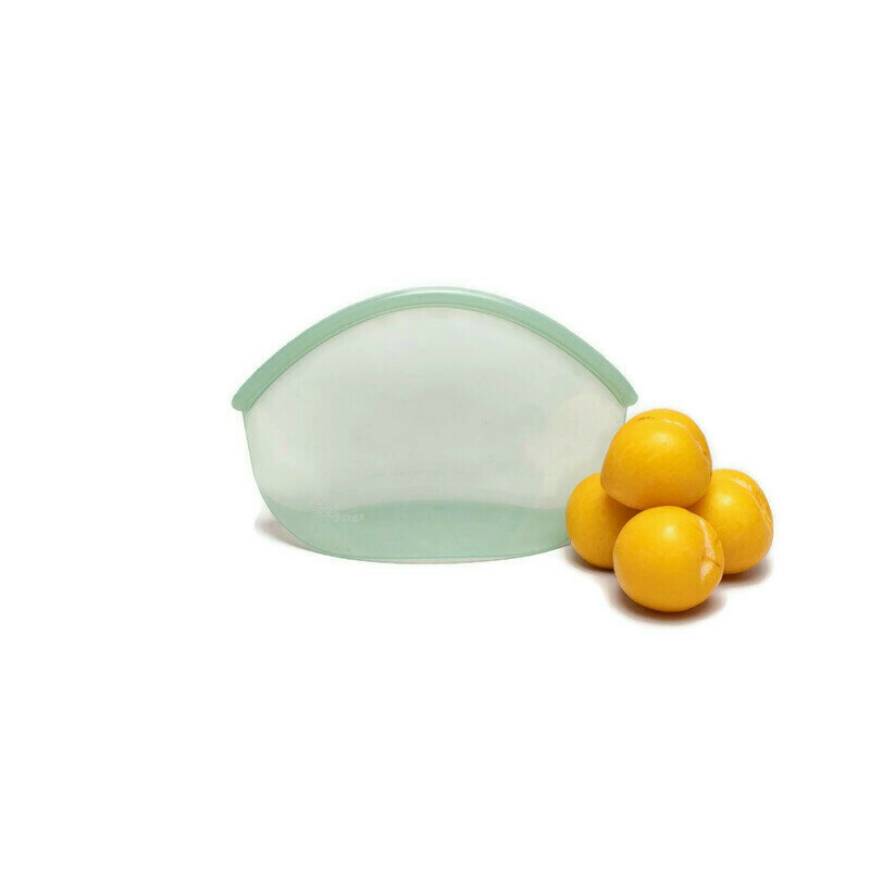 FoodHuggers Reusable Hugger Bag 900ml Juniper Clear  FoodHuggers Reusable Hugger Bag 900ml Juniper Clear