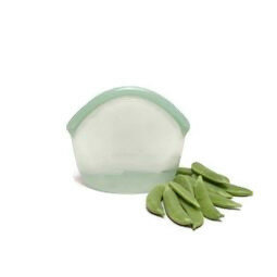 FoodHuggers Reusable Hugger Bag 400ml Juniper Clear  FoodHuggers Reusable Hugger Bag 400ml Juniper Clear