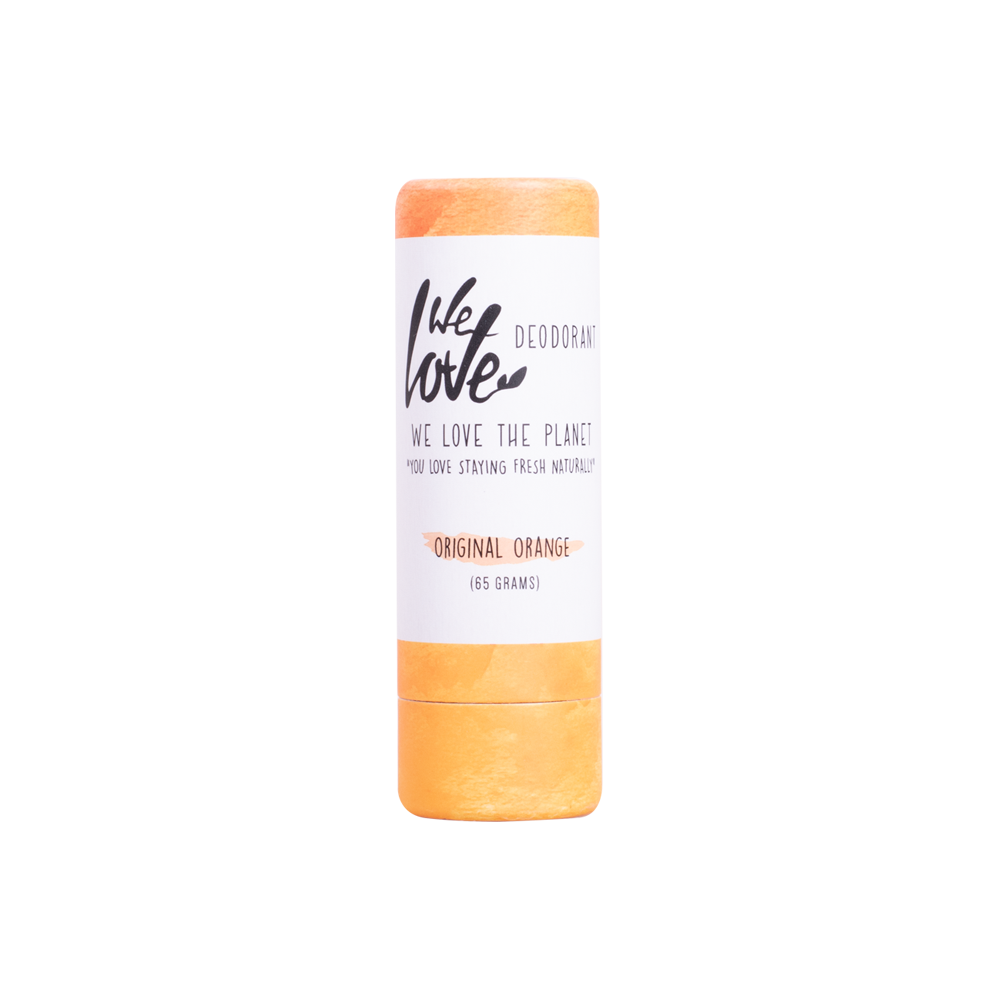 We Love Deo natuurlijke stick deodorant - Original Orange 65g.