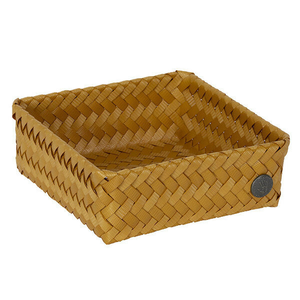 Handed By Basket Fit Square 17,5cm - Oker geel Handed By Basket Fit Square 17,5cm - Oker geel