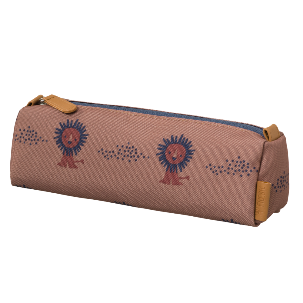Fresk rond etui van gerecycled plastic - Lion Fresk rond etui van gerecycled plastic - Lion