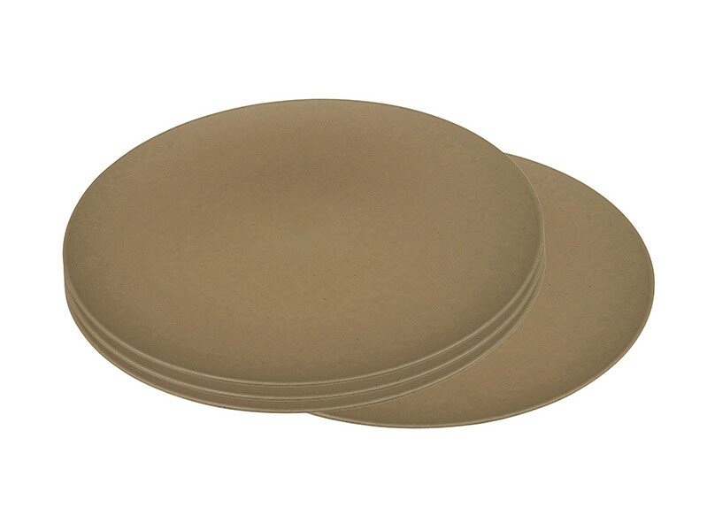 Zuperzozial C-PLA Flavour-It Plate dinerbord 25,5cm - Toffee Brown
