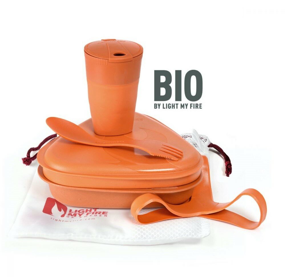 Light My Fire Messkit BIO Rusty Orange, 5 delige servies set