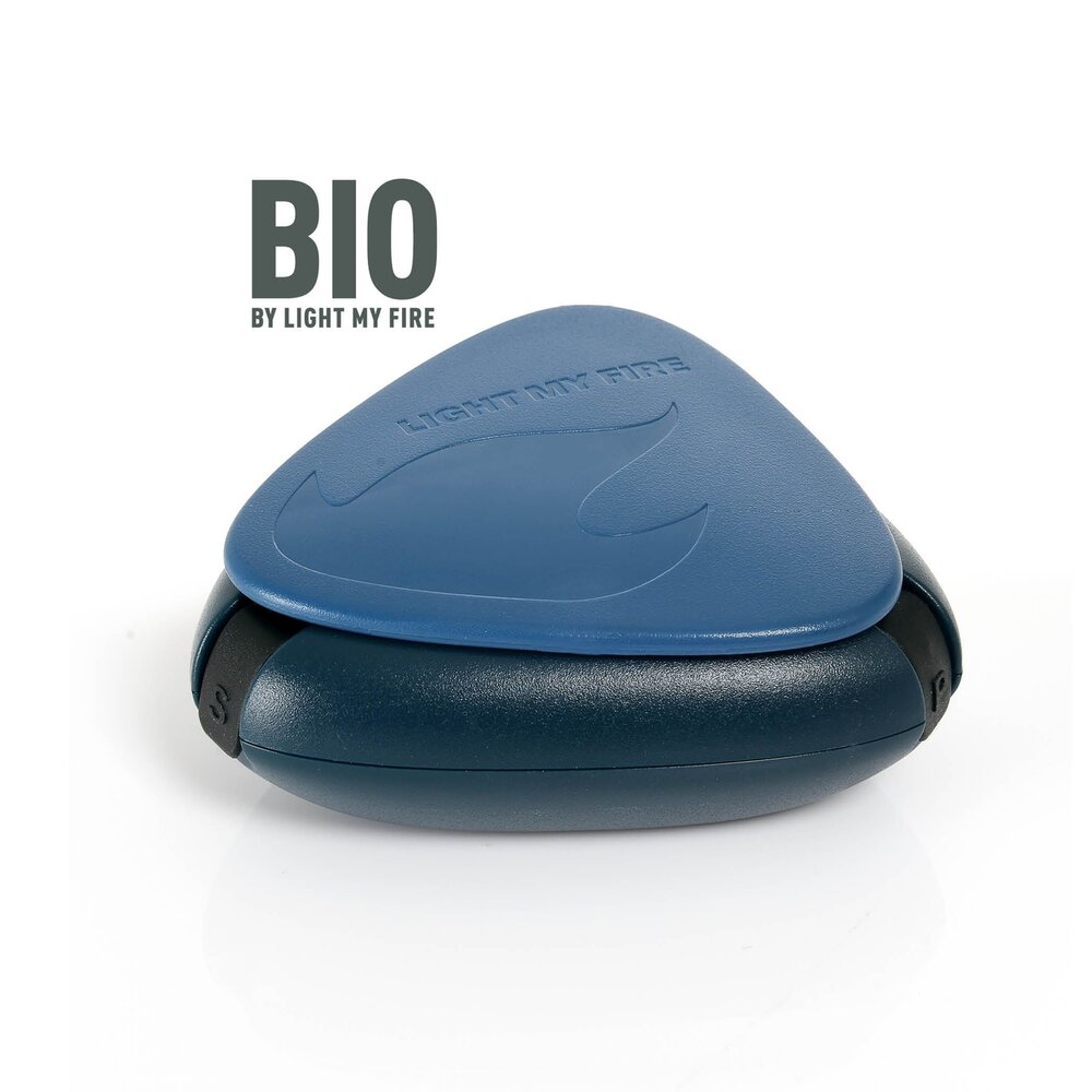 Light My Fire Salt and Pepper Plus BIO Hazy Blue - Bio peper en zoutstel