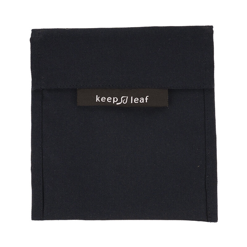 Keep Leaf Baggie XL Dark Blue - Herbruikbaar lunchzakje donkerblauw