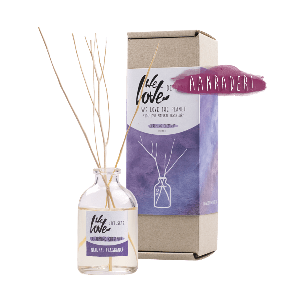 We Love the Planet Diffuser 50ml - Charming Chestnut