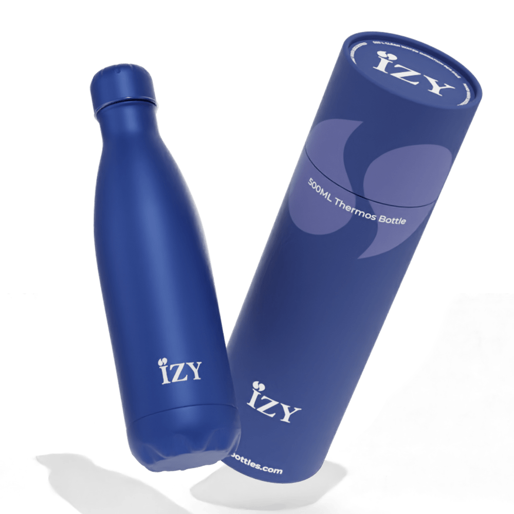 IZY Bottles RVS dubbelwandige fles - Blue 500ml