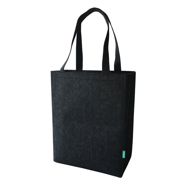 Superwaste FairTrade schoudertas van gerecycled PET, zwart Superwaste FairTrade schoudertas van gerecycled PET, zwart