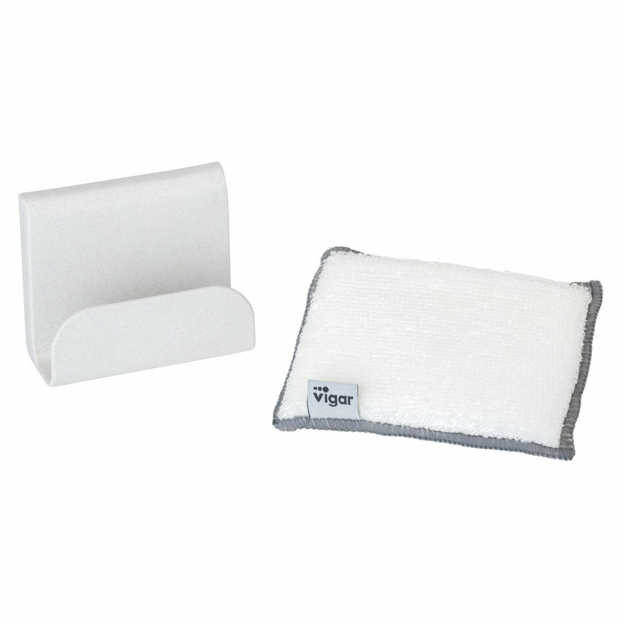 Vigar spons in sponshouder van bio plastic