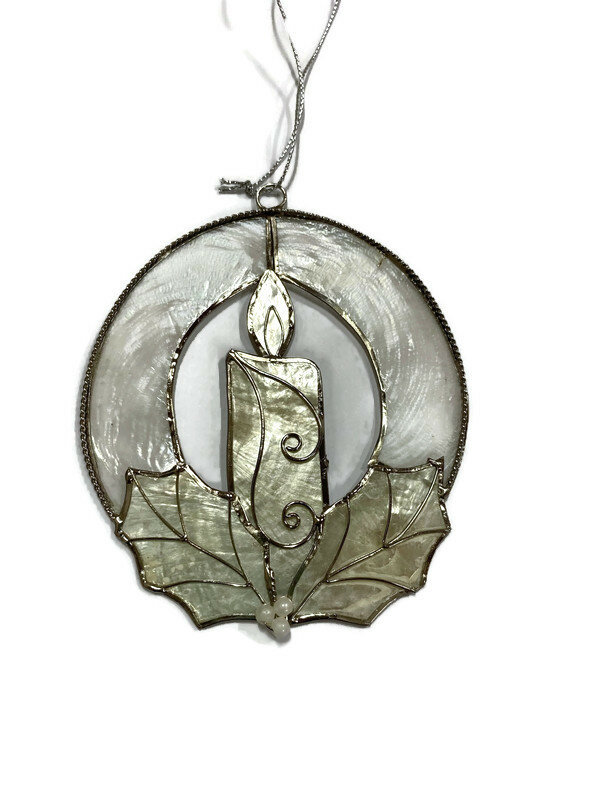 Fairtrade Capiz hanger - Kaars