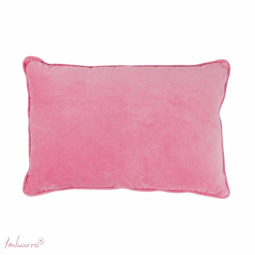Imbarro cushion Lala P Blush, roze fluwelen sierkussen