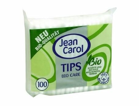 Wattenstaafjes van Bio-katoen en karton, biologisch afbreekbaar