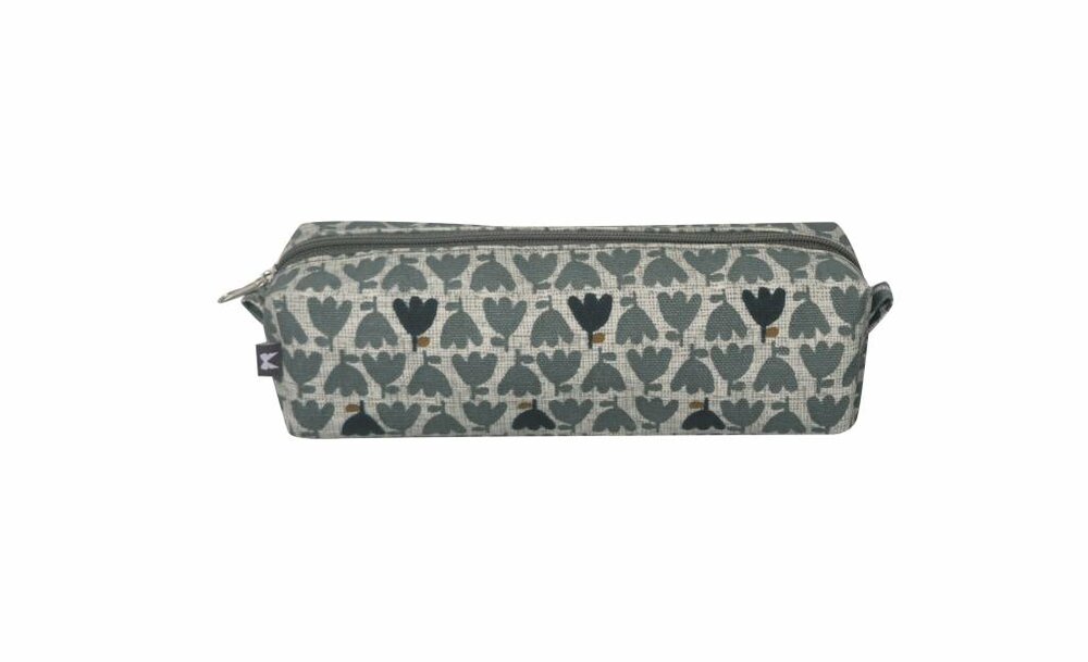 Earth Squared fairtrade canvas etui - Tulpen