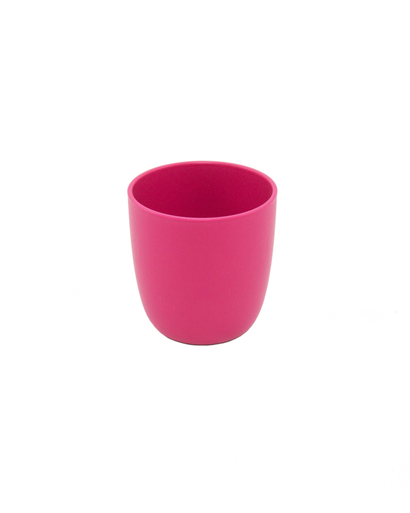 Ajaa beker van recyclebaar bioplastic - Roze