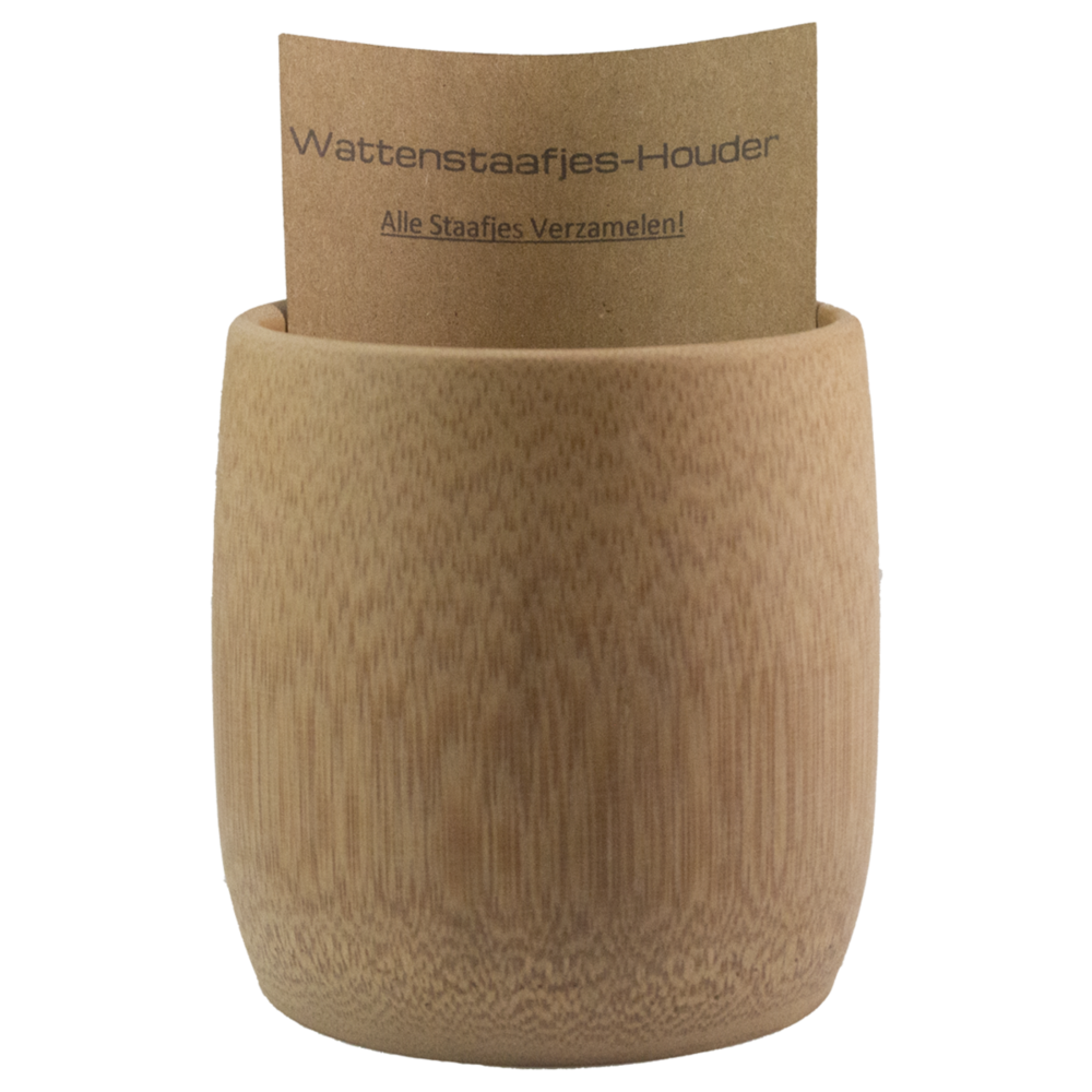 Loofy's bamboe wattenstaafjeshouder