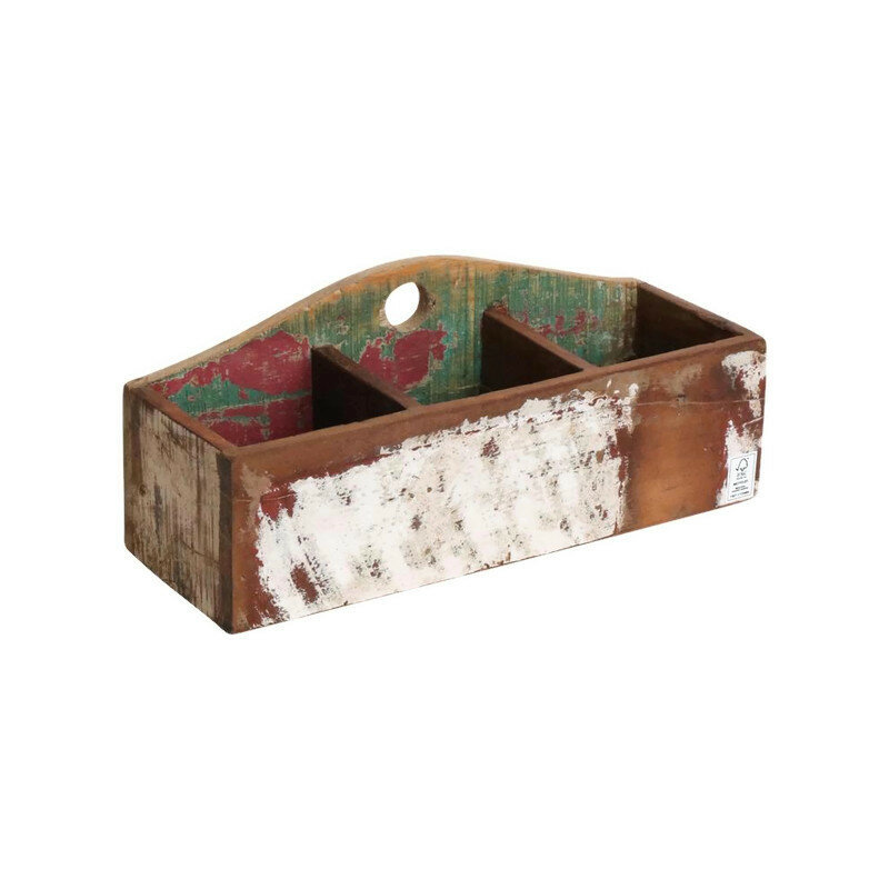 Scrapwood organize box van FSC sloophout