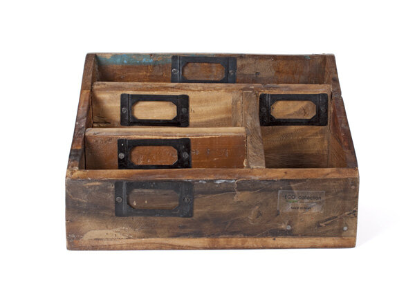 Scrapwood enveloppenhouder van FSC sloophout