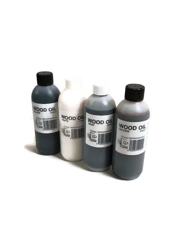 EcoFurn Wood Oil 250ml - hout olie in diverse kleuren