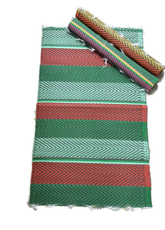 Fairtrade vloerkleed gerecycled plastic - 125x70cm diverse kleuren