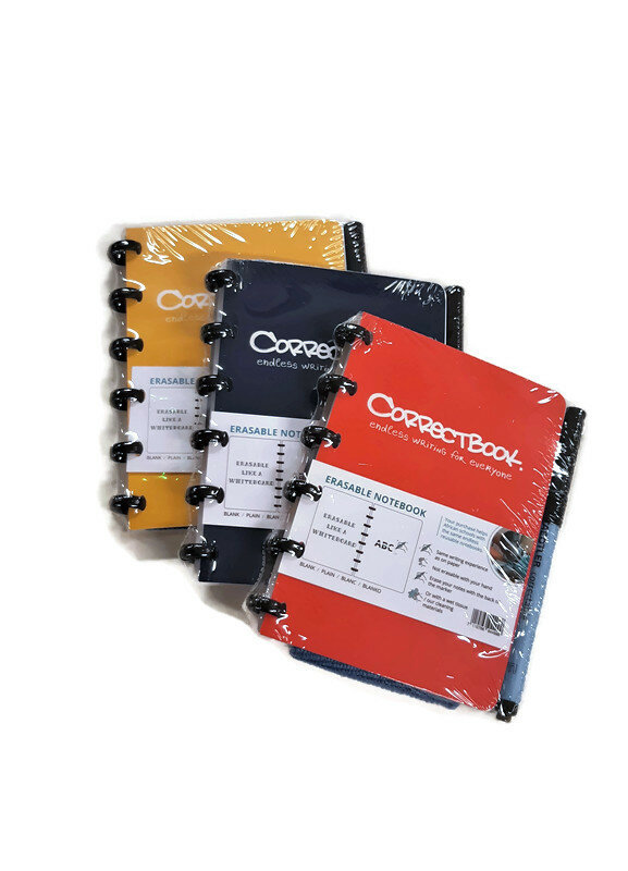 Correctbook blanco notitieboek A6 - diverse kleuren
