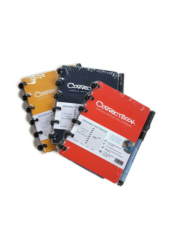 Correctbook gelijnd notitieboek A6 - diverse kleuren