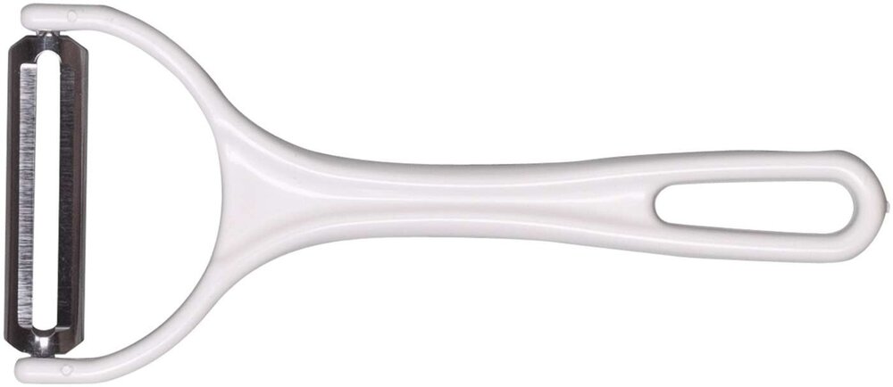 Biodora schilmesje van bioplastic - Wit