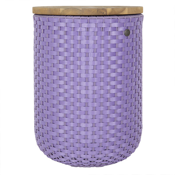 Handed By Basket Halo Sit, hoge rPET mand - Dark Lilac Handed By Basket Halo Sit, hoge rPET mand - Dark Lilac