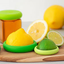 Foodhuggers, set van 2 silicone Foodsavers Citrus Savers Foodhuggers, set van 2 silicone Foodsavers Citrus Savers