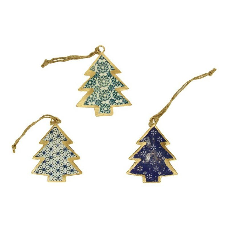 Imbarro metalen kerstboom hanger Trees Clivia