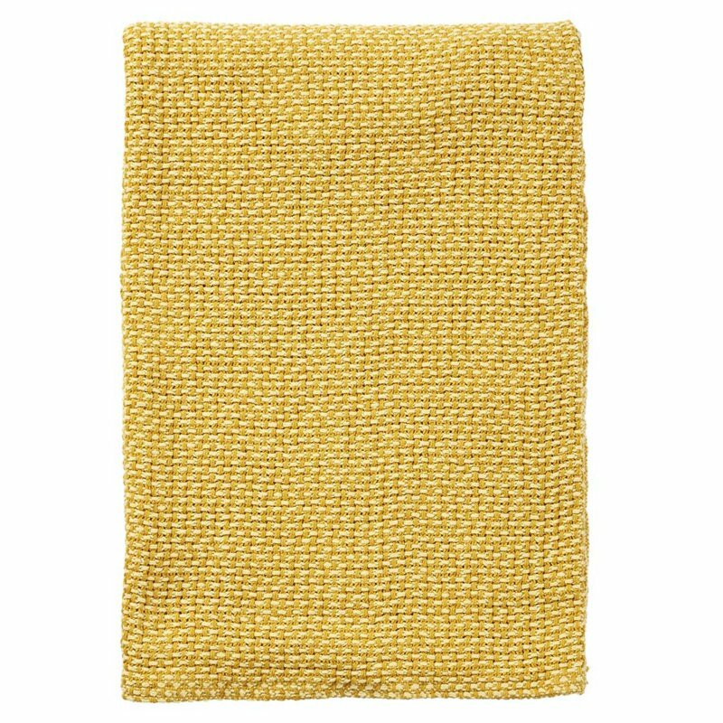 Klippan deken van Organic Cotton Basket Yellow