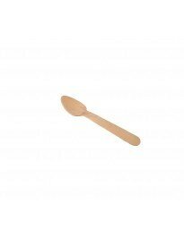 FSC houten koffielepel , voordeel zak 100 stuks.