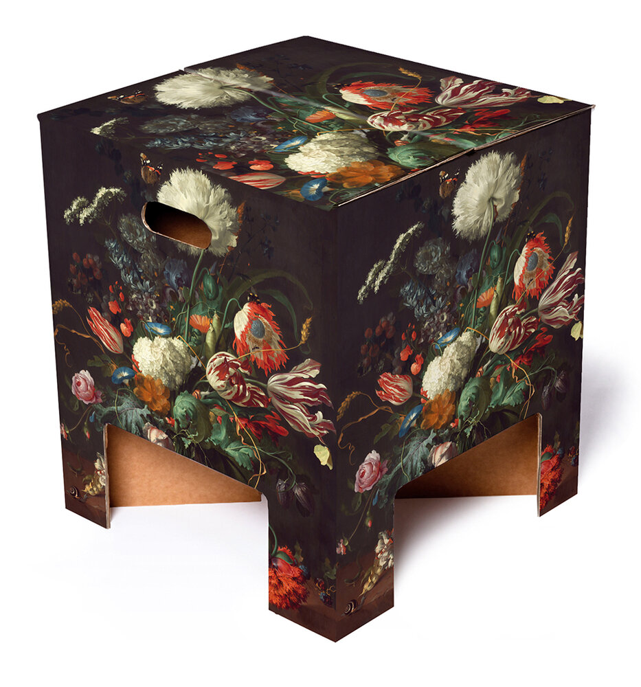 Dutch Design Brand Chair Flowers - FSC karton krukje